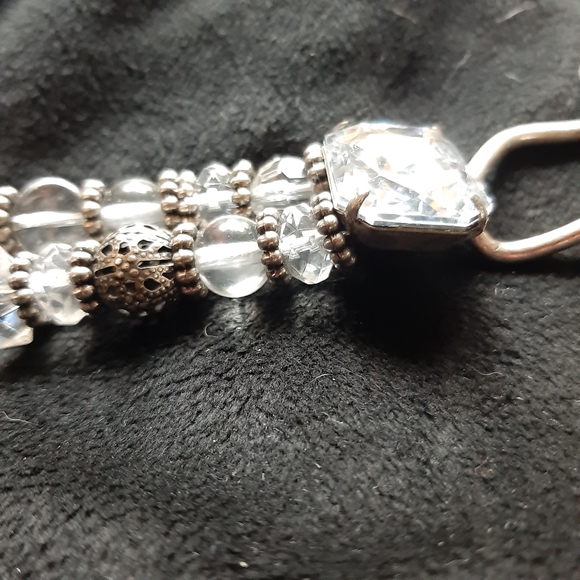 Belt~Vintage Gemstone & Silver Metal c - Picture 7 of 10